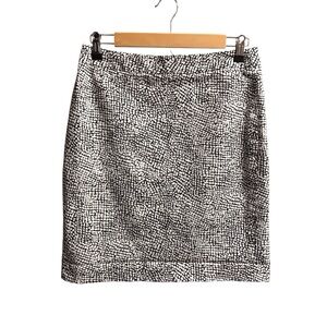 Banana Republic Factory Womens Sz 6P B/W Pencil Skirt